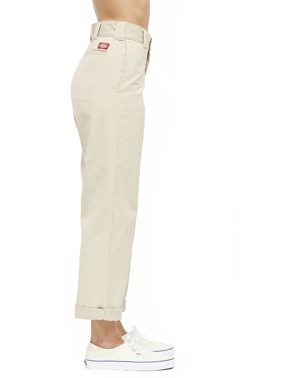 PANTALÓN DICKIES CROPPED RISE HEM 26 TWILL CAQUI
