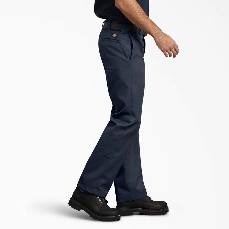 PANTALON DE TRABAJO DICKIES PARA HOMBRE CON BOLSILLOS COLOR AZUL MARINO OSCURO