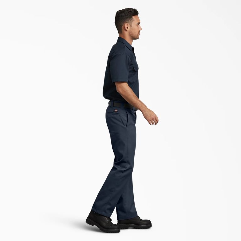 PANTALON DE TRABAJO DICKIES PARA HOMBRE CON BOLSILLOS COLOR AZUL MARINO OSCURO