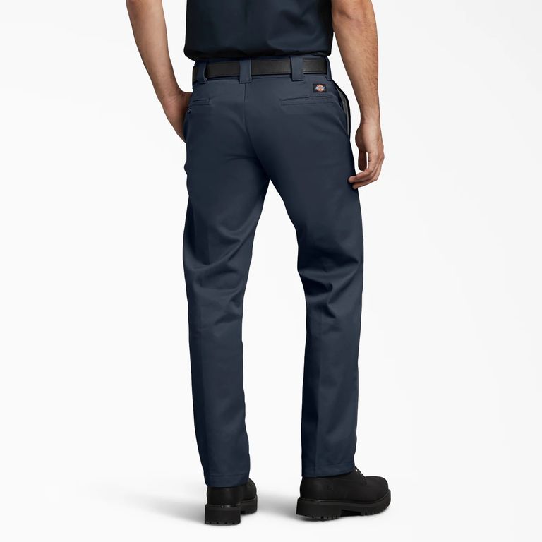 PANTALON DE TRABAJO DICKIES PARA HOMBRE CON BOLSILLOS COLOR AZUL MARINO OSCURO