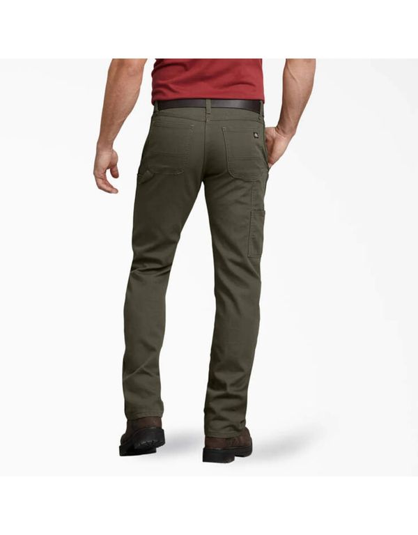 PANTALÓN  JEAN CARPINTERO PARA HOMBRE  VERDE MUSGO Stonewashed