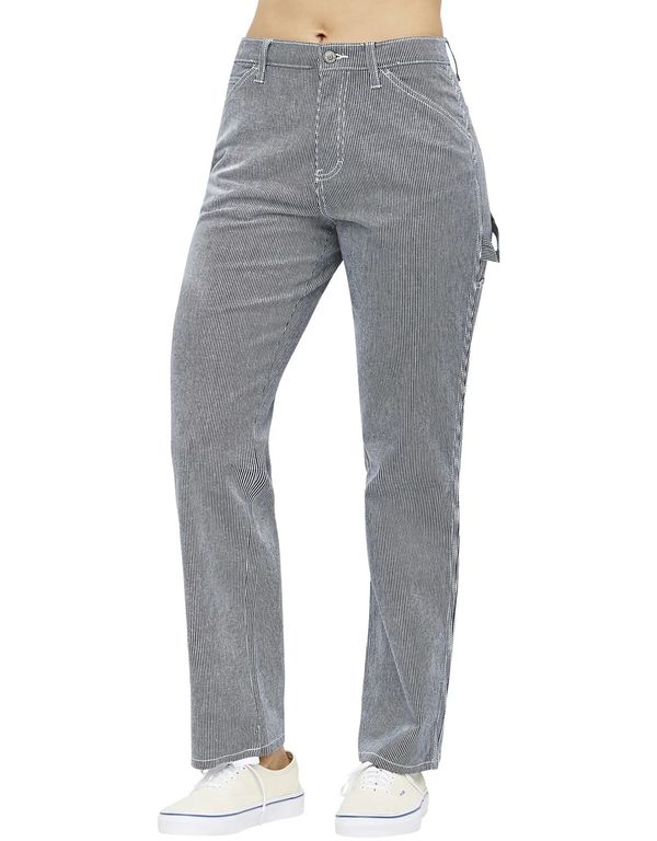 PANTALÓN STRIPE CARPINTERO DICKIES GIRL JUNIORS - MARINO BLANCO