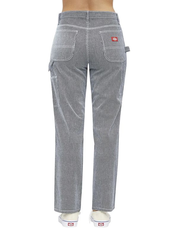 PANTALÓN STRIPE CARPINTERO DICKIES GIRL JUNIORS - MARINO BLANCO