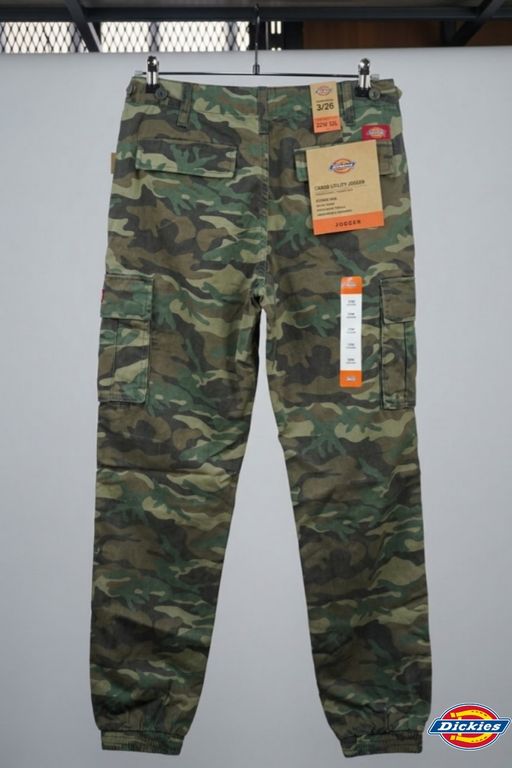 PANTALÓN CARGO JOGGER DICKIES MUJER CAMO OLIVO