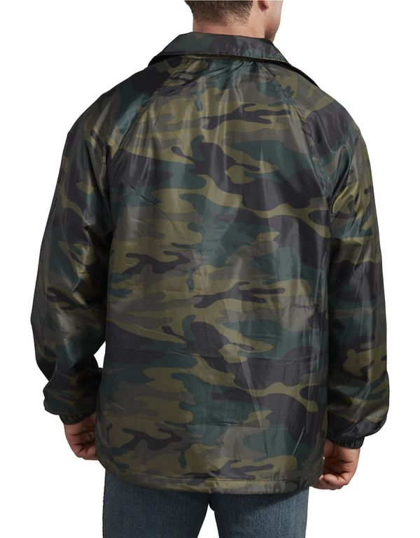 CASACA DICKIES CAMO COACHES HOMBRE - CAMUFLAJE VERDE