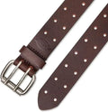 CORREA DE CUERO DICKIES PARA HOMBRE CON DOBLE HEBILLA COLOR MARRON 11DI0227