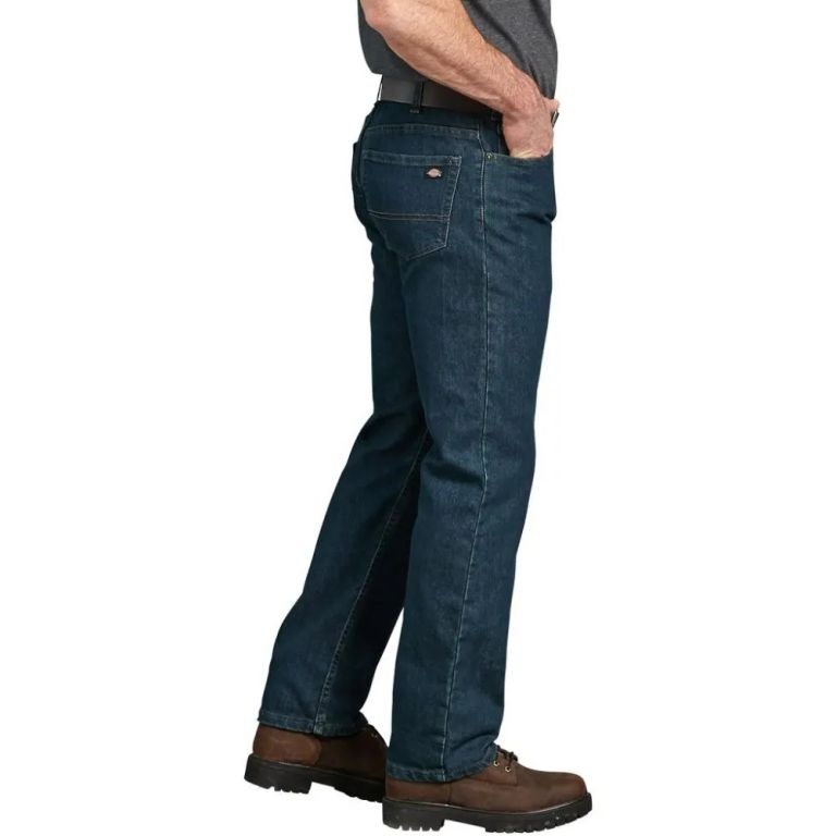 PANTALÓN JEAN DENIME DICKIES PIERNA RECTA HOMBRE COLOR KHAKI DP810THK