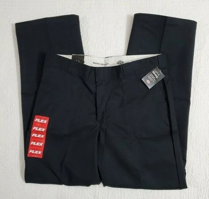 PANTALON DICKIES DOBLE RODILLA PARA HOMBRE COLOR NEGRO WP899BK 