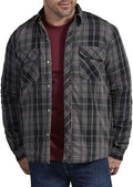 CASACA CON FORRO SHERPA DICKIES HOMBRE - NEGRO PIZARRA CUADROS