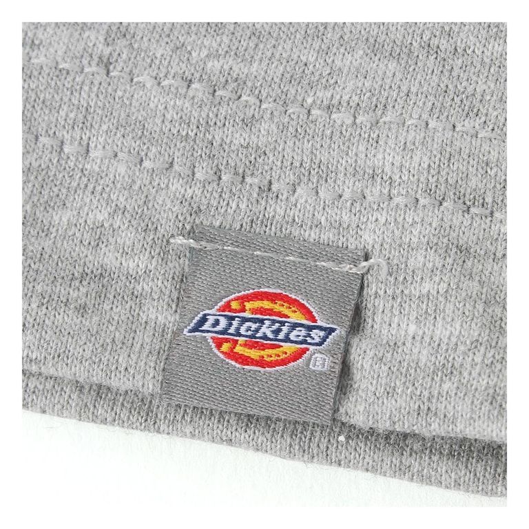 POLO  LOGO DICKIES MUJER MANGA CORTA  GRIS JASPEADO