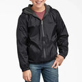 CASACA PARA NIÑO DICKIES NYLON CON CAPUCHA FORRADA  - NEGRO KJ237BK