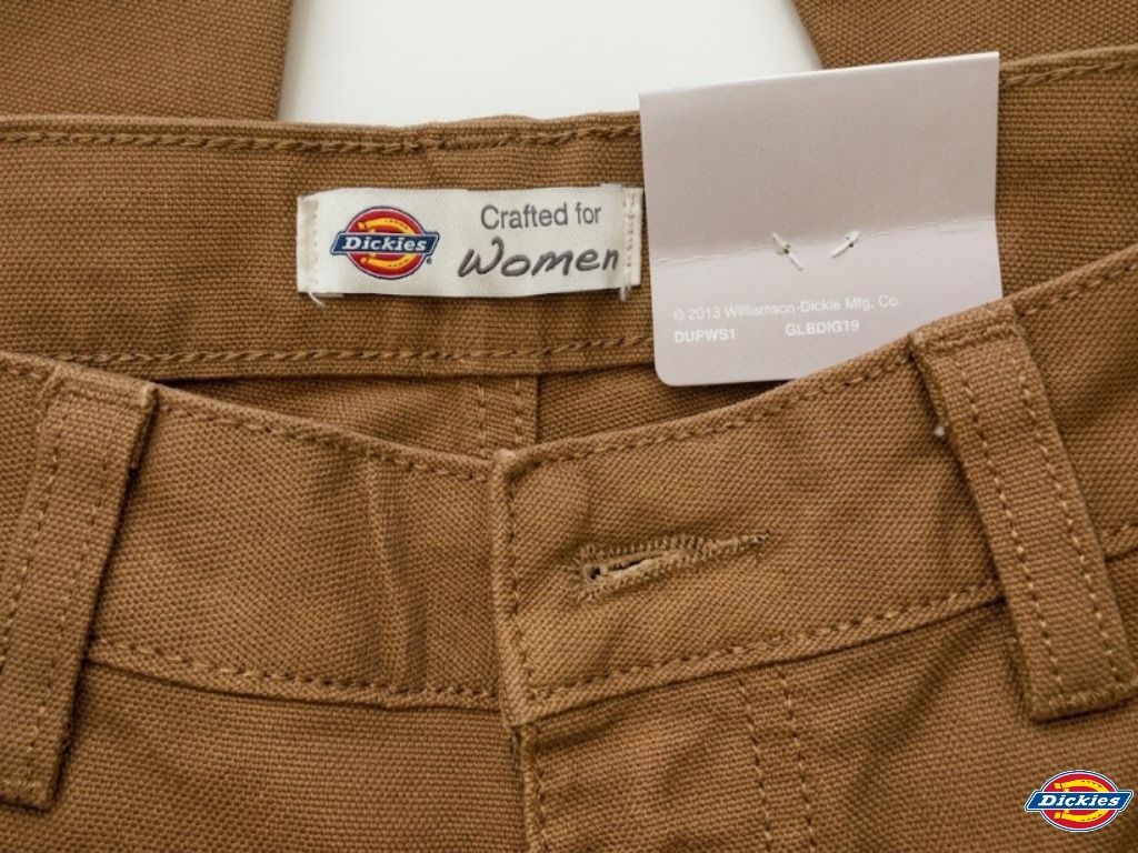 PANTALÓN DICKIES STRETCH DUCK CARPINTERO PARA MUJER MARRÓN PATO