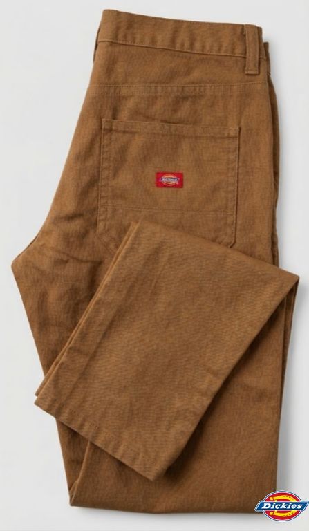 PANTALÓN DICKIES STRETCH DUCK CARPINTERO PARA MUJER MARRÓN PATO