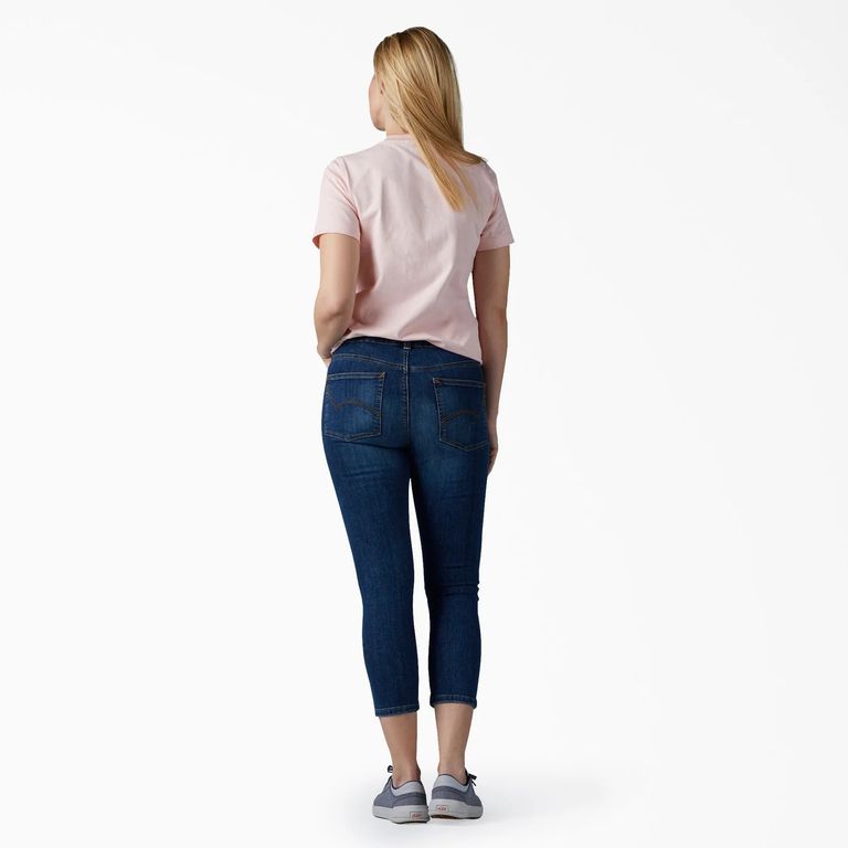 POLO DICKIES MUJER MANGA CORTA ROSA LOTO