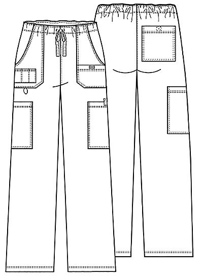 PANTALÓN CARGO CON CINTURA ELÁSTICA GEN FLEX - HOMBRE 81003DWHZ BLANCO T-S