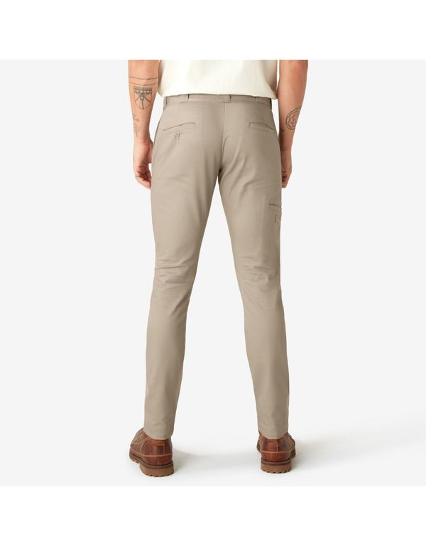 PANTALON DE TRABAJO DICKIES PARA HOMBRE CON BOLSILLOS COLOR ARENA SLIM FIT