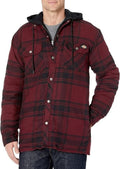 CASACA DE CAMISA CON CAPUCHA DICKIES HOMBRE NEGRO A CUADROS