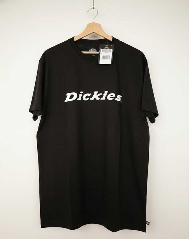 POLO CON LOGO DICKIES REGULAR MANGA CORTA COLOR NEGRO