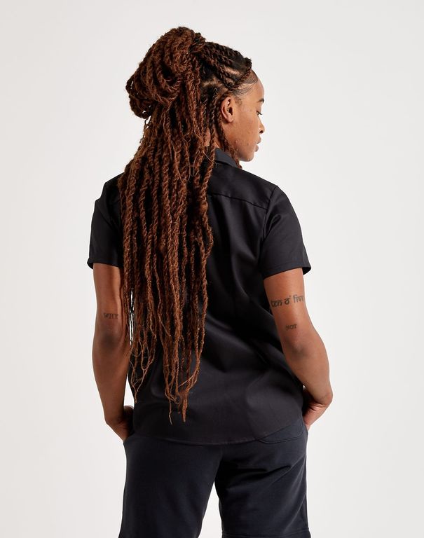 CAMISA FLEX DICKIES MUJER MANGA CORTA NEGRO