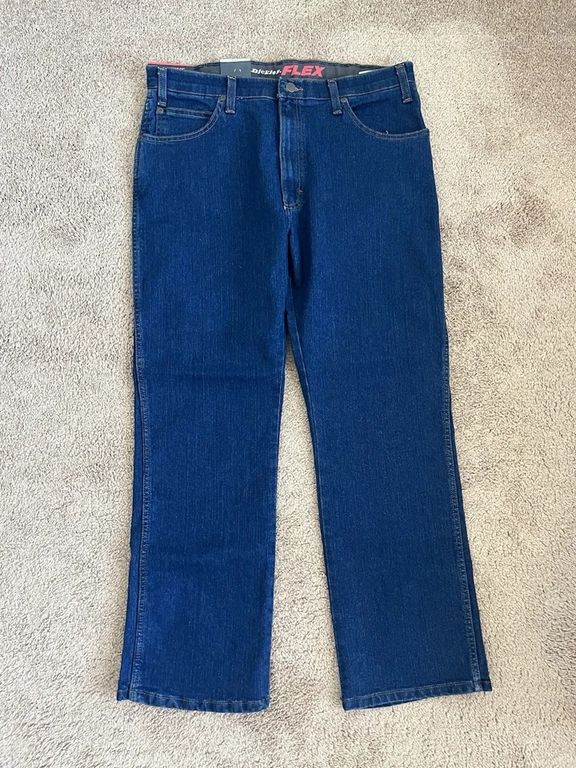 PANTALON JEAN DICKIES  5 BOLSILLOS FLEX HOMBRE -AZÚL INDIGO RINSED