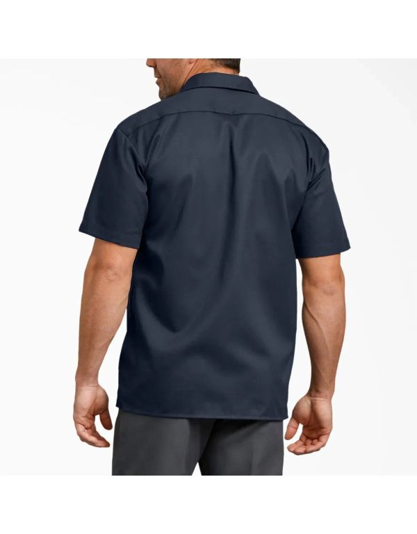 CAMISA MANGA CORTA DICKIES PARA HOMBRE COLOR AZUL MARINO OSCURO