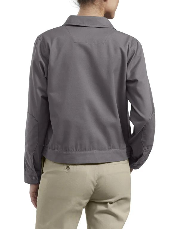CASACA DICKIES TWILL MILITAR MUJER 67 GRIS GRAVA FJ810VG