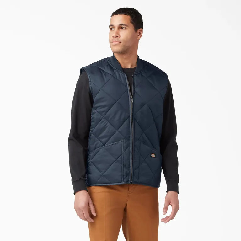CHALECO DICKIES PARA HOMBRE NYLON ACOLCHADOAZUL MARINO OSCURO TE242DN