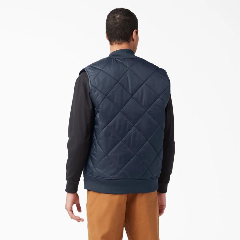 CHALECO DICKIES PARA HOMBRE NYLON ACOLCHADOAZUL MARINO OSCURO TE242DN