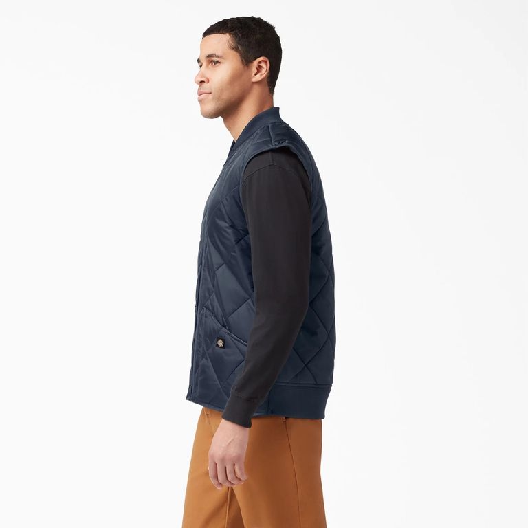 CHALECO DICKIES PARA HOMBRE NYLON ACOLCHADOAZUL MARINO OSCURO TE242DN