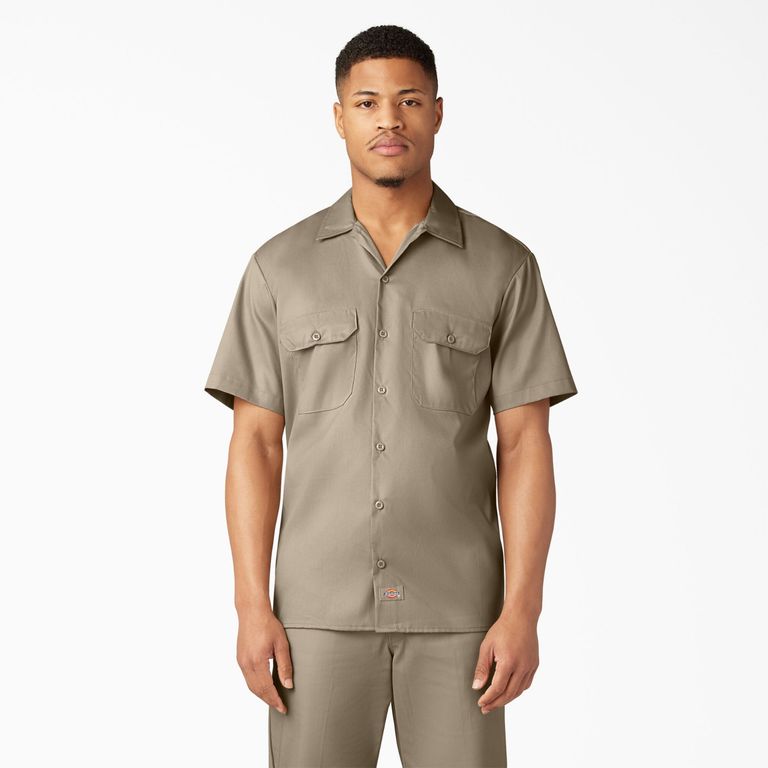 CAMISA DICKIES CON BOLSILLO DELANTERO COLOR ARENA