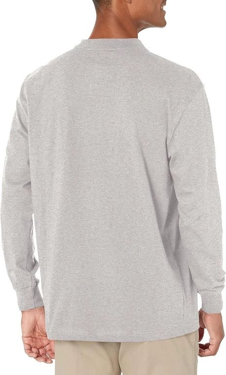POLO MANGA LARGA DICKIES GRIS JASPEADO