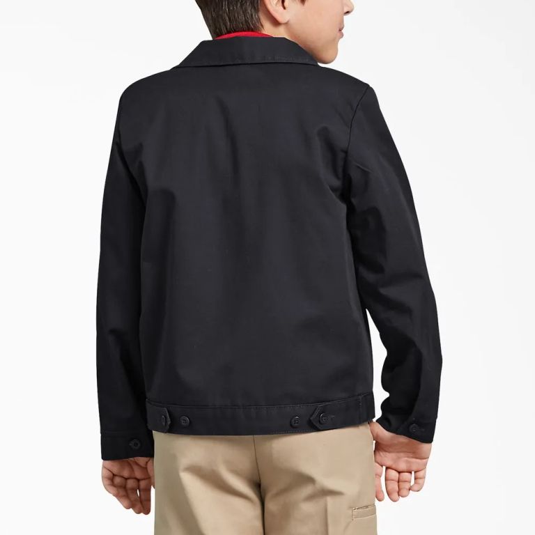 CASACA  PARA NIÑO DICKIES EISENHOWER NEGRO LAVADO KJ903RBK
