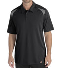 POLO MANGA CORTA DICKIES PARA HOMBRE COLOR NEGRO CON DETALLES PLOMOS