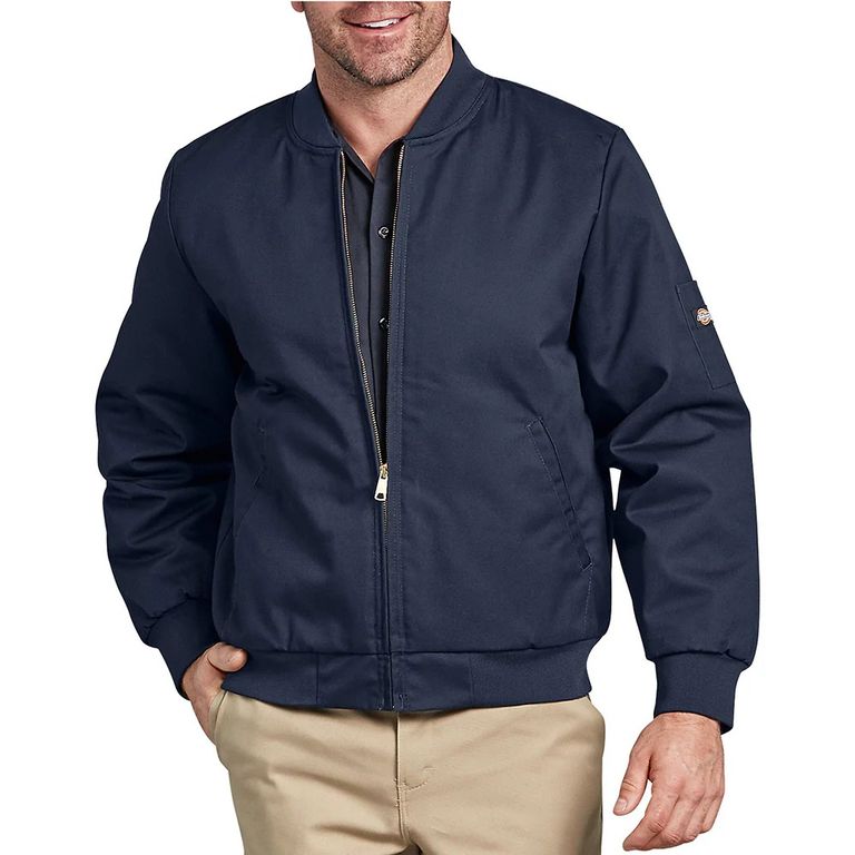 CASACA DICKIES BOMBER JACKET CABALLERO COLOR AZUL MARINO OSCURO