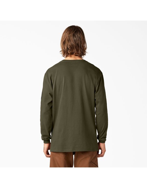 POLO MANGA LARGA DICKIES VERDE MILITAR