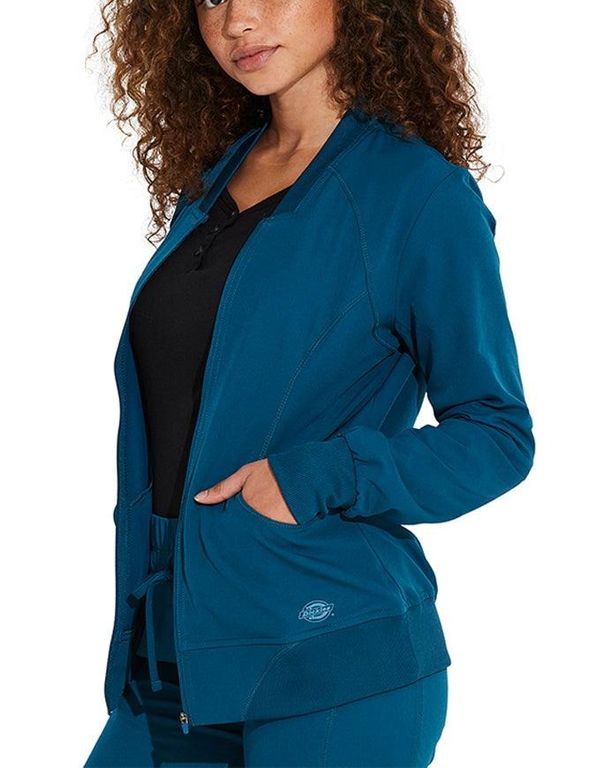 CASACA DICKIES CON CIERRE EDS DYNAMIX - MUJER DK330CAR AZUL CARIBE