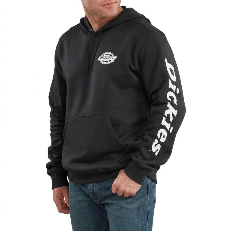 POLERA DICKIES CON CAPUCHA GRAPHIC SLEEVE PARA HOMBRE COLOR NEGRO TW395BK 