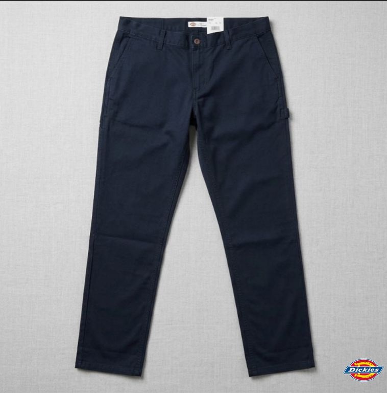 PANTALÓN DICKIES STRETCH DUCK CARPINTERO PARA MUJER NEGRO LAVADO