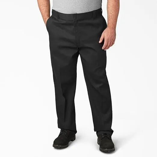 PANTALON DE TRABAJO DICKIES PARA HOMBRE CON BOLSILLOS COLOR NEGRO  (874FBK)   28 30