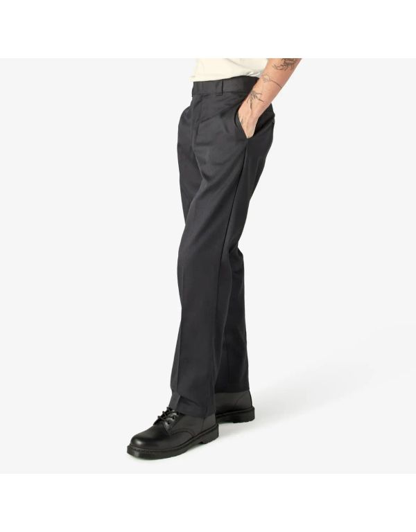 PANTALON DE TRABAJO DICKIES PARA HOMBRE CON BOLSILLOS COLOR NEGRO  (874FBK)   28 30