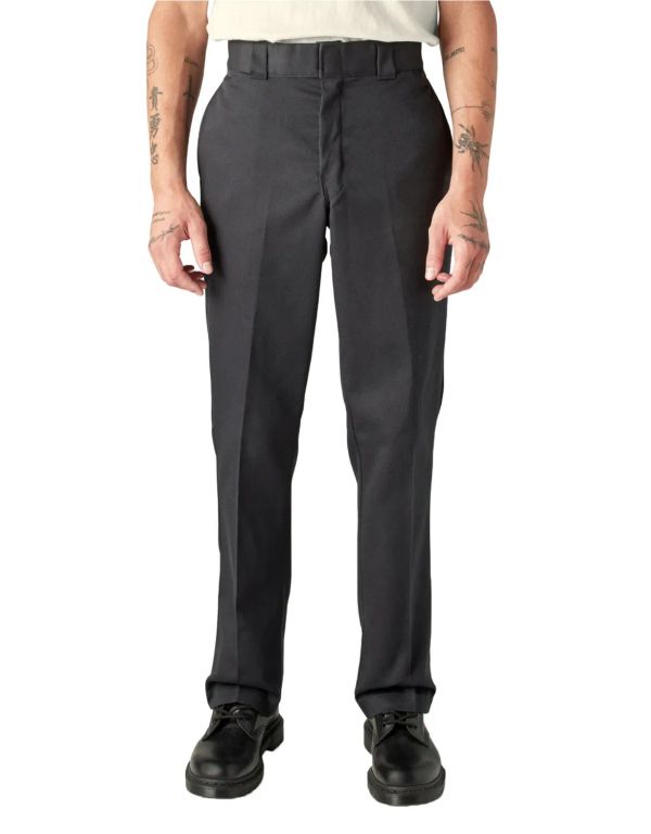 PANTALON DE TRABAJO DICKIES PARA HOMBRE CON BOLSILLOS COLOR NEGRO  (874FBK)   28 30