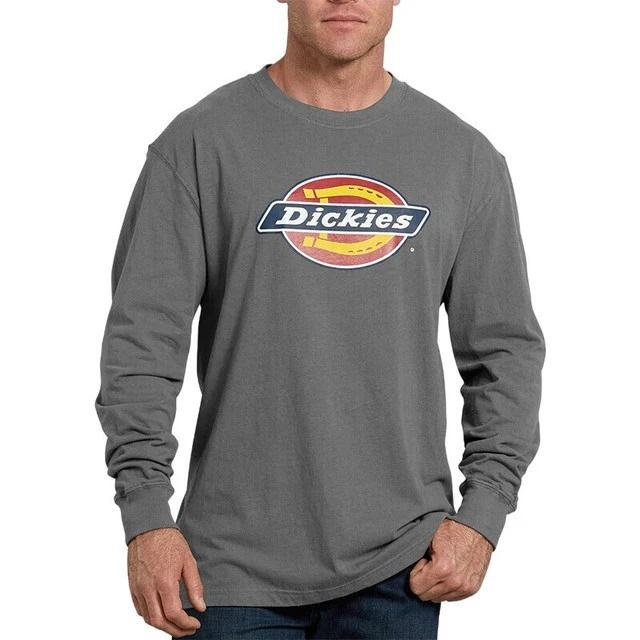 POLO DICKIES MANGA LARGA GRIS PIEDRA