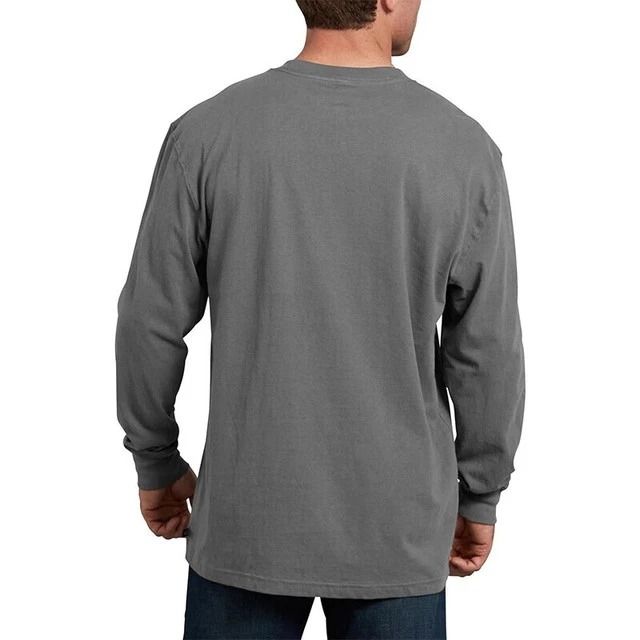 POLO DICKIES MANGA LARGA GRIS PIEDRA