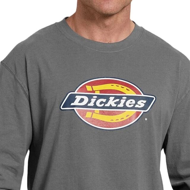 POLO DICKIES MANGA LARGA GRIS PIEDRA