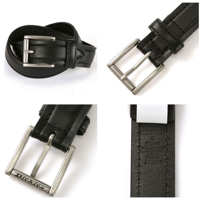CORREA DICKIES PARA NIÑOS 12DI0207 COLOR NEGRO TALLA S