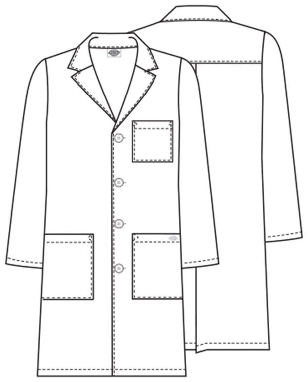 SACO DICKIES BLANCO 40 LABORATORIO UNISEX CON CERTAINTY