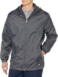 CASACA DICKIES NYLON CON CAPUCHA  CABALLERO COLOR CARBON