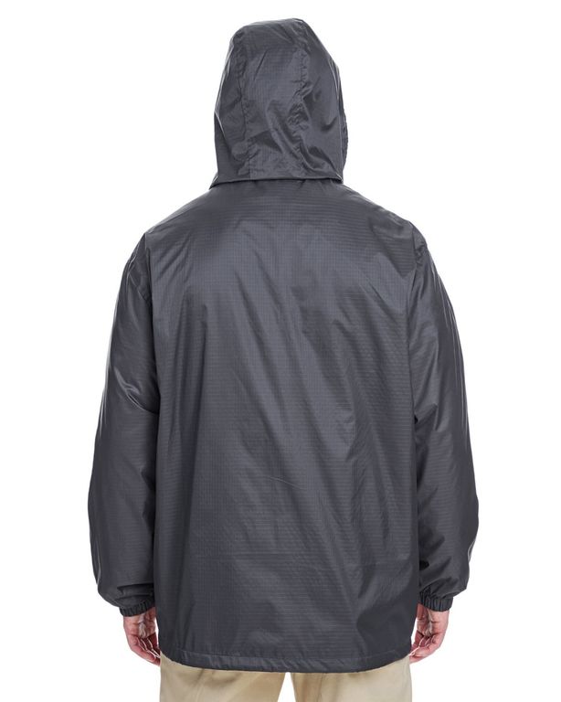 CASACA DICKIES NYLON CON CAPUCHA  CABALLERO COLOR CARBON
