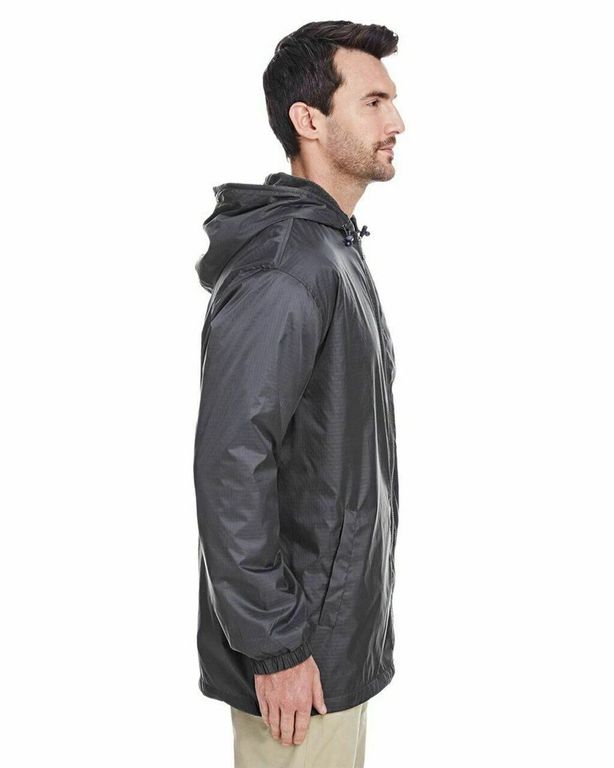 CASACA DICKIES NYLON CON CAPUCHA  CABALLERO COLOR CARBON