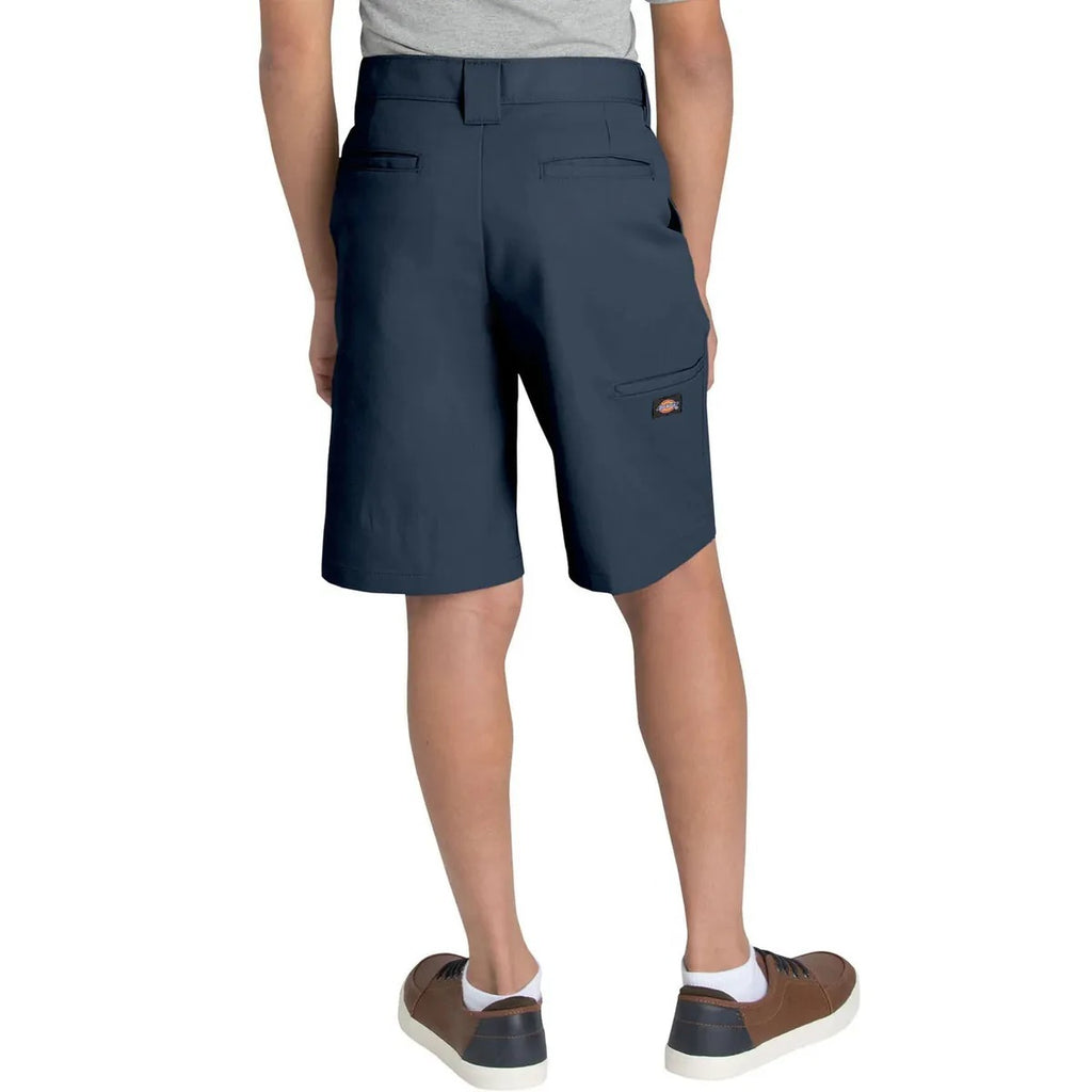 SHORT DICKIES FLEX BOYS HUSKY COLOR AZUL OSCURO